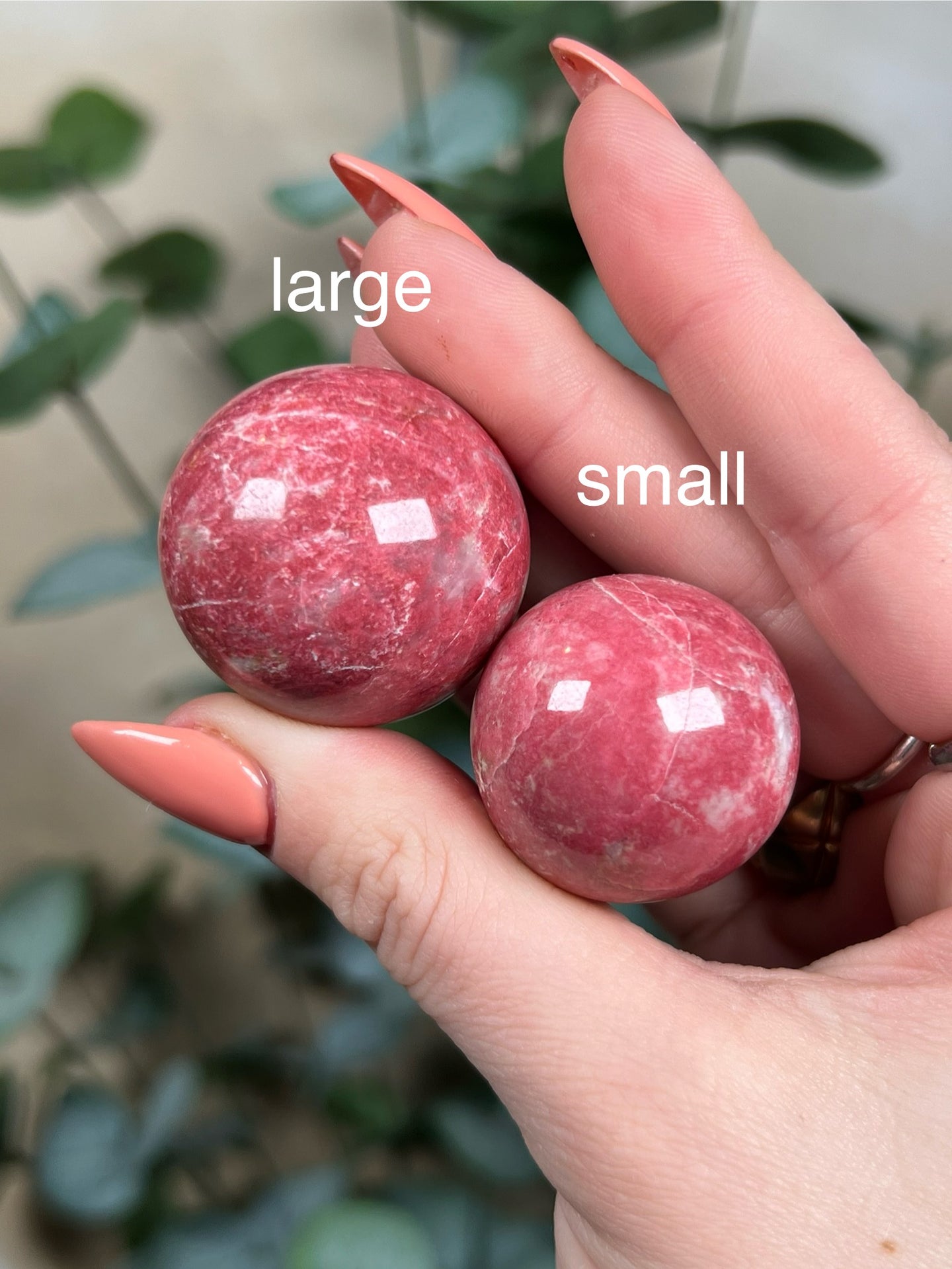 Norwegian Thulite Mini Spheres